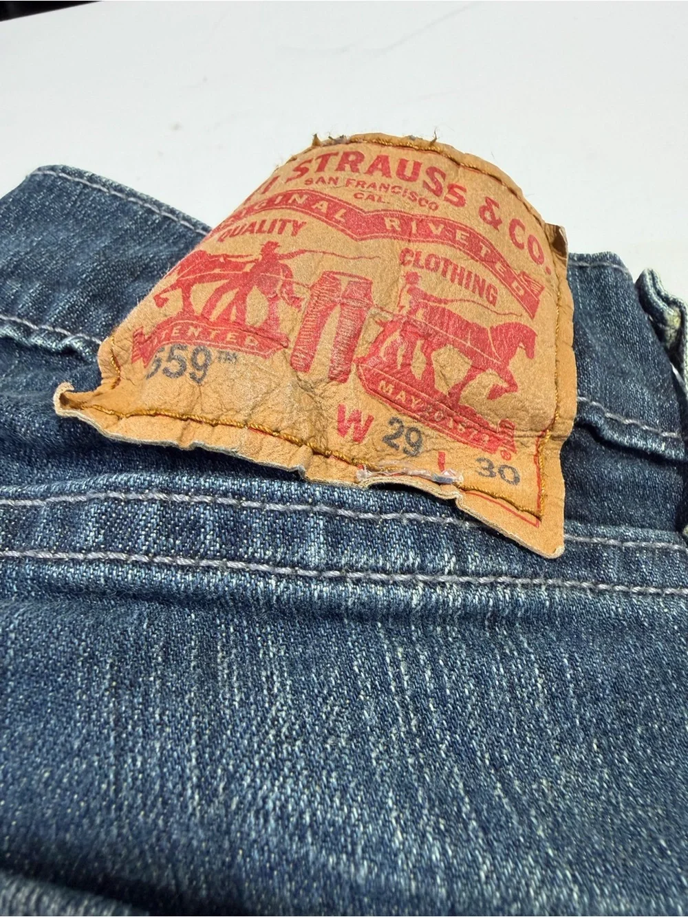 Levi's Men's Blue Straight-Leg Jeans 29x30